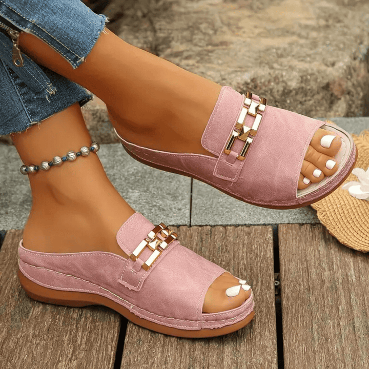 Laura - Orthopedic Leather Sandals