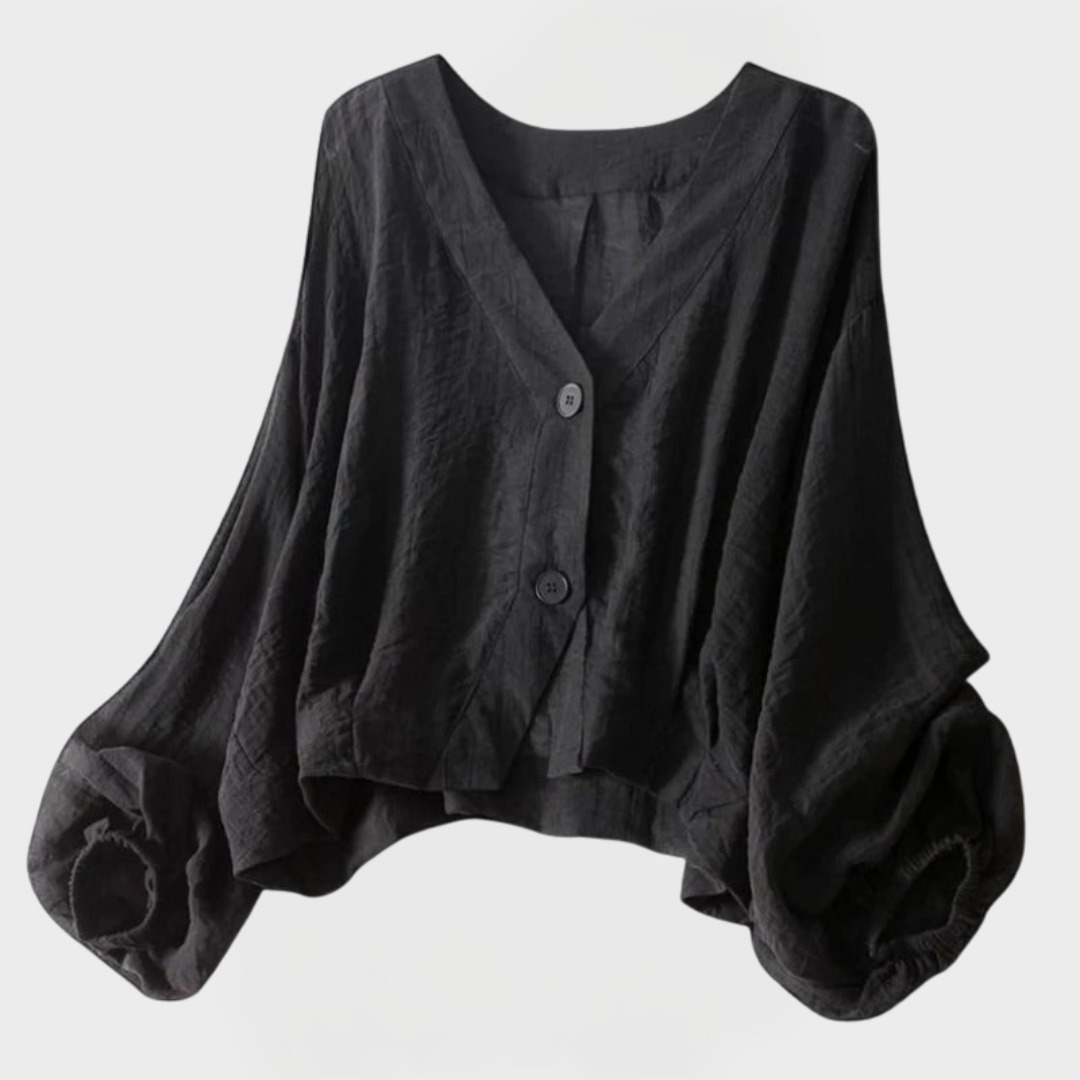 Αέρινη Λινή Μπλούζα