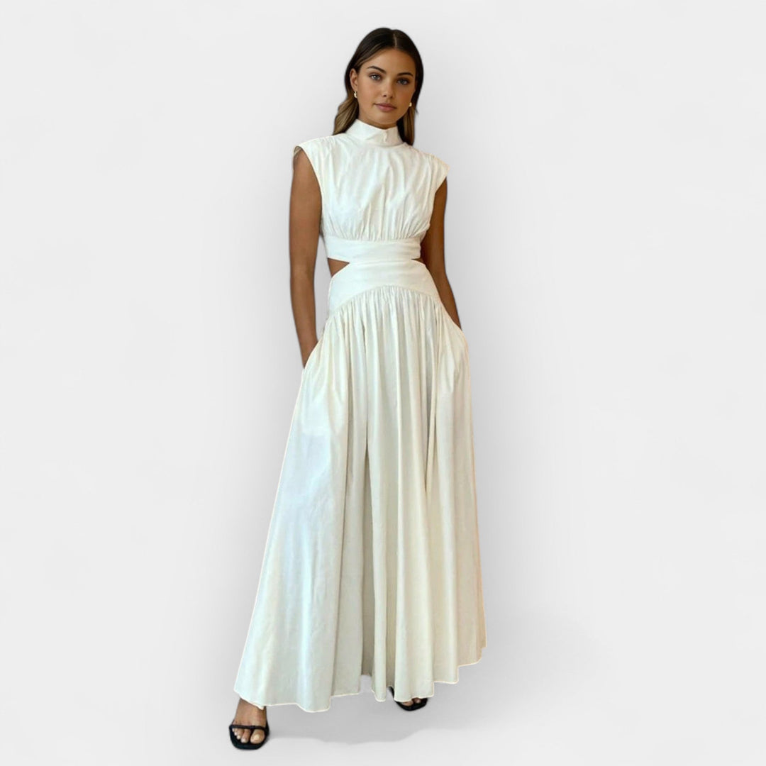 Στυλάτο Φόρεμα με Κοψίματα