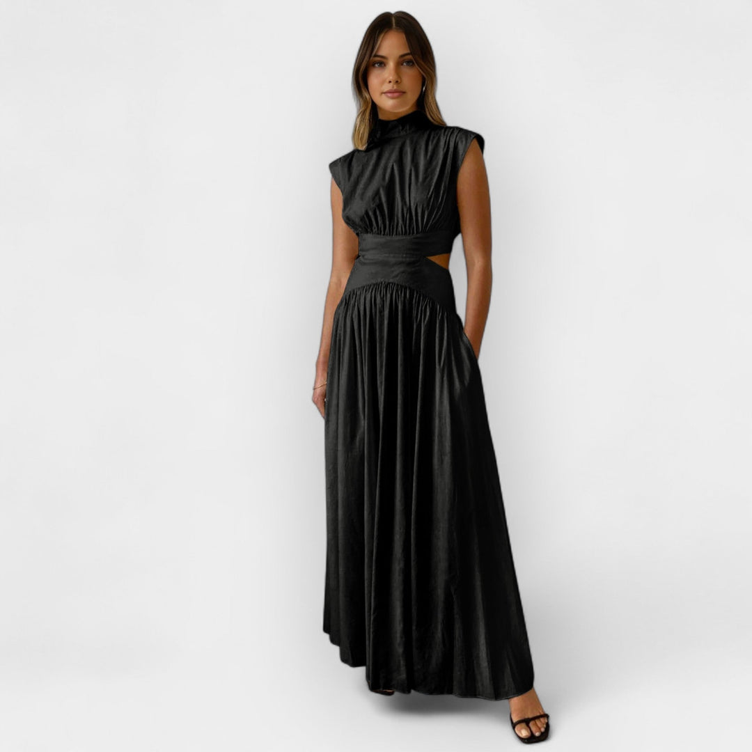 Στυλάτο Φόρεμα με Κοψίματα