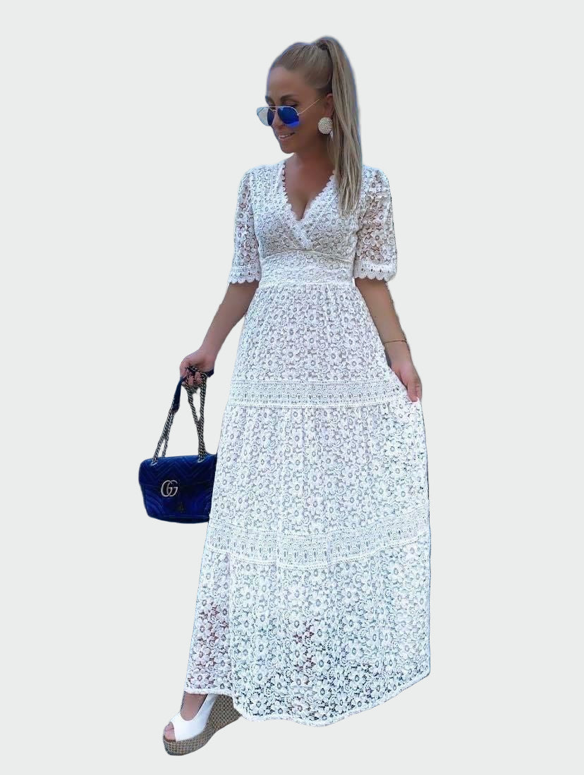 Δαντελένιο φόρεμα