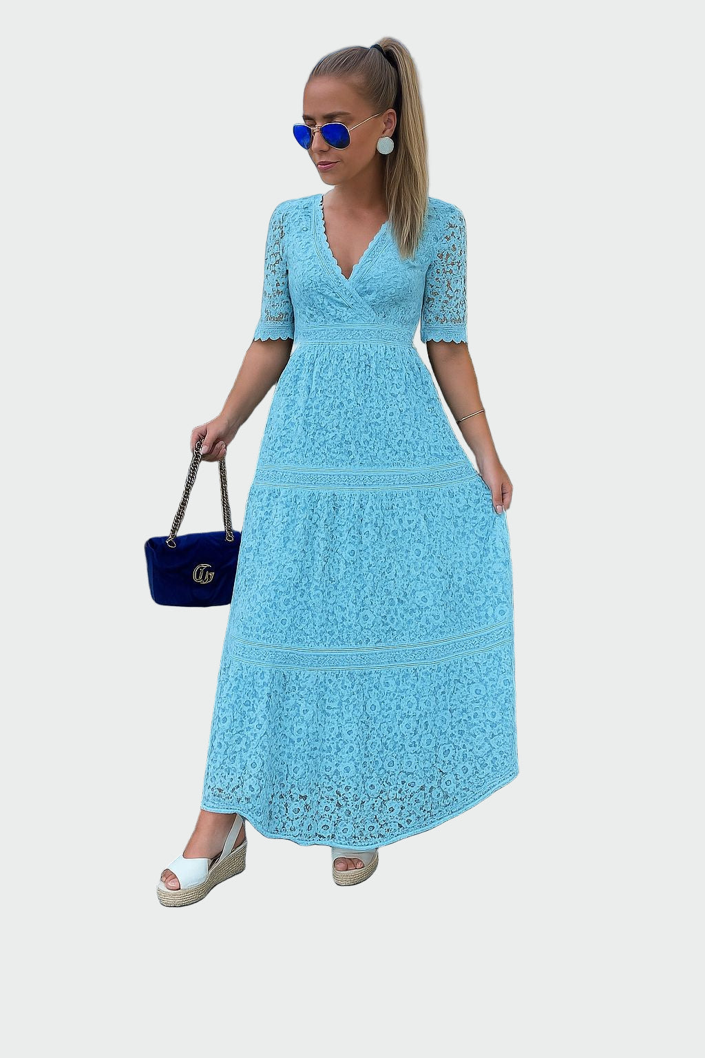 Δαντελένιο φόρεμα