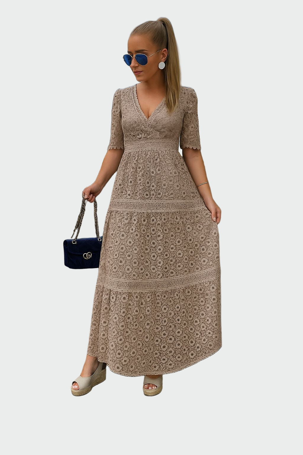 Δαντελένιο φόρεμα