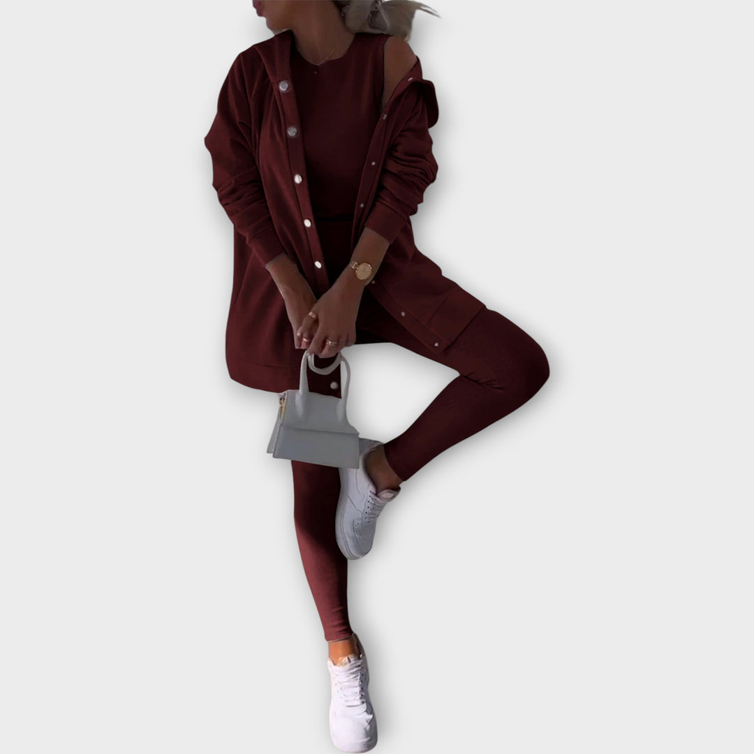 Σετ Loungewear με Μοντέρνα Αισθητική και Χαλαρή Εφαρμογή