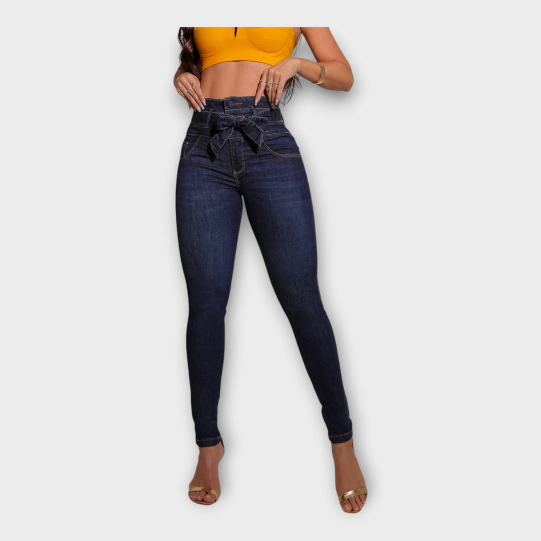 Ψηλόμεσο Τζιν με Ζώνη Δέσιμο