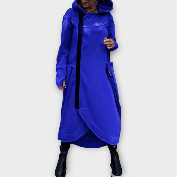 Μακρύ Παρκά με Μοντέρνο Σχεδιασμό και Χαλαρή Γραμμή