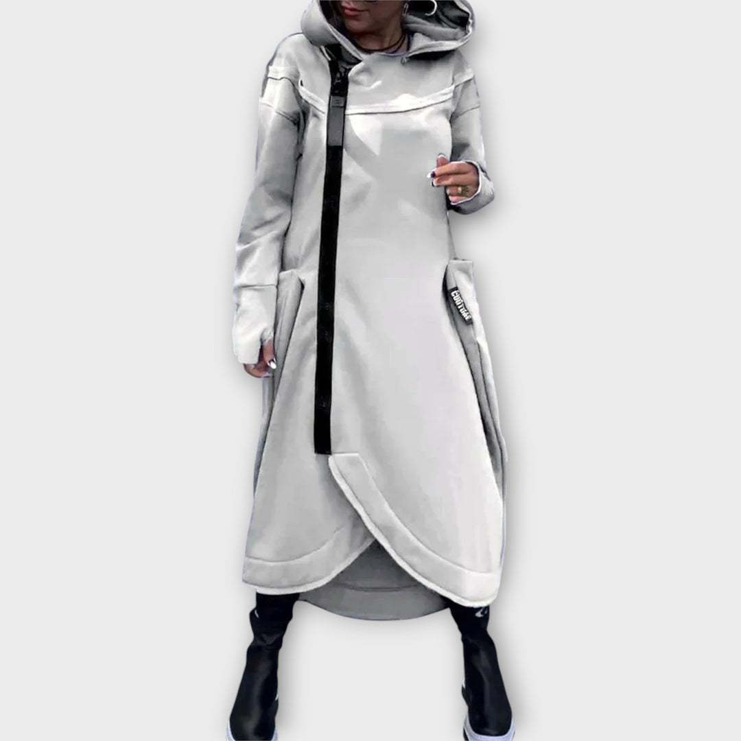 Μακρύ Παρκά με Μοντέρνο Σχεδιασμό και Χαλαρή Γραμμή