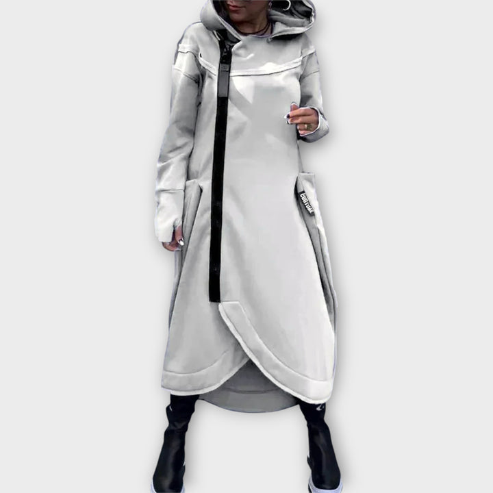 Μακρύ Παρκά με Μοντέρνο Σχεδιασμό και Χαλαρή Γραμμή