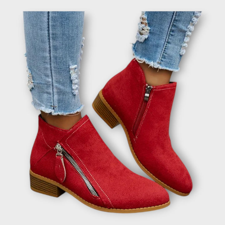 Κομψά Μποτάκια με Φερμουάρ