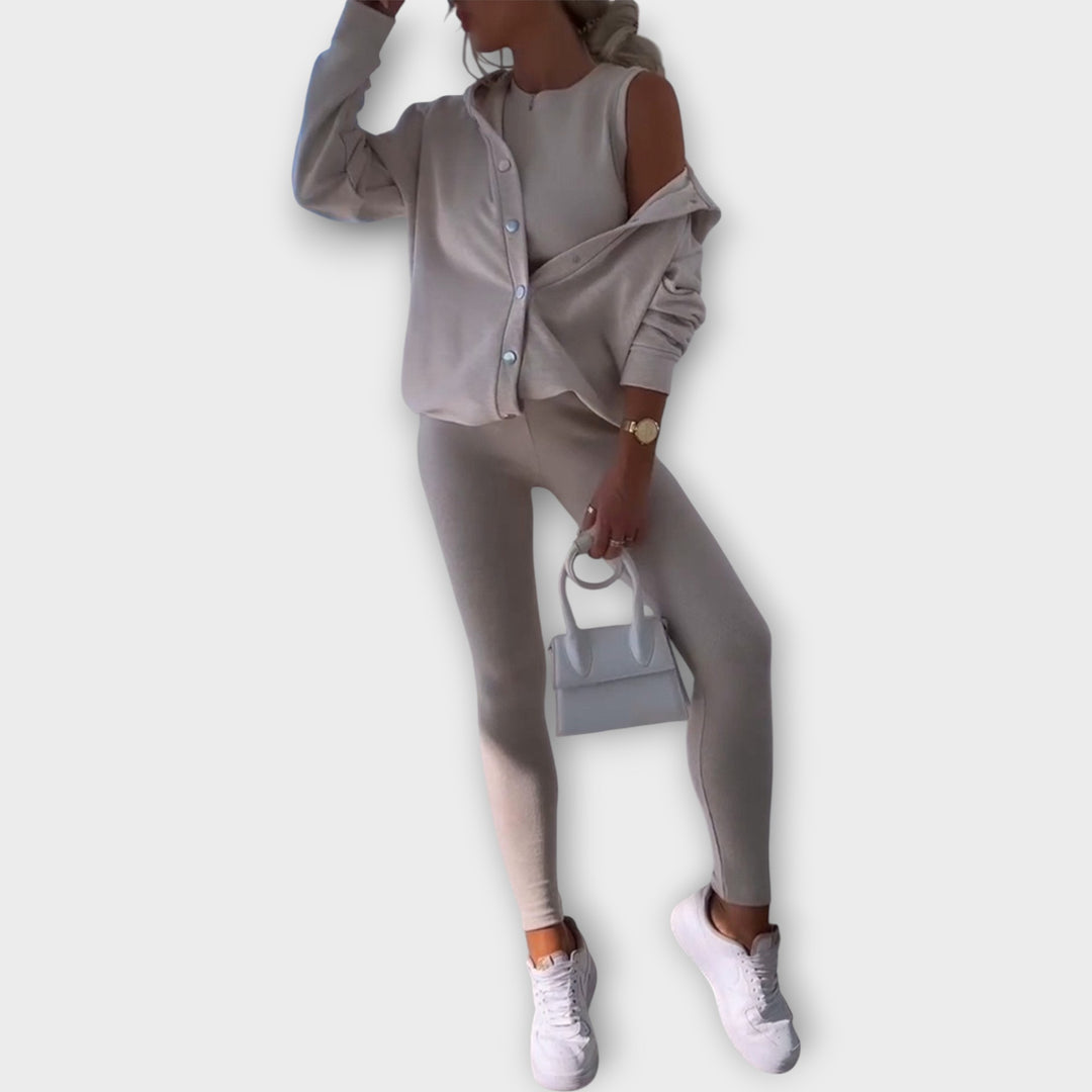 Σετ Loungewear με Μοντέρνα Αισθητική και Χαλαρή Εφαρμογή