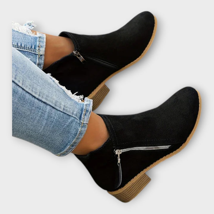 Κομψά Μποτάκια με Φερμουάρ