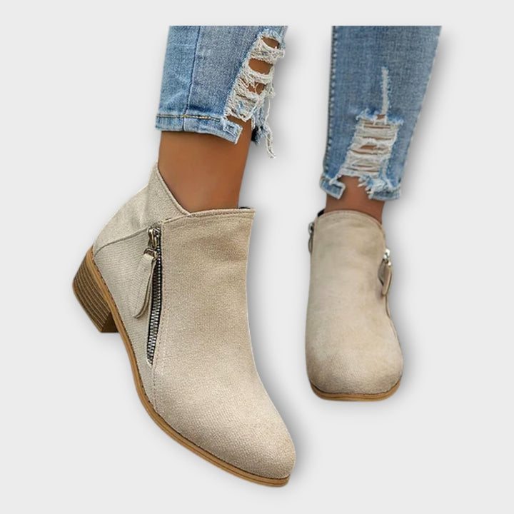 Κομψά Μποτάκια με Φερμουάρ