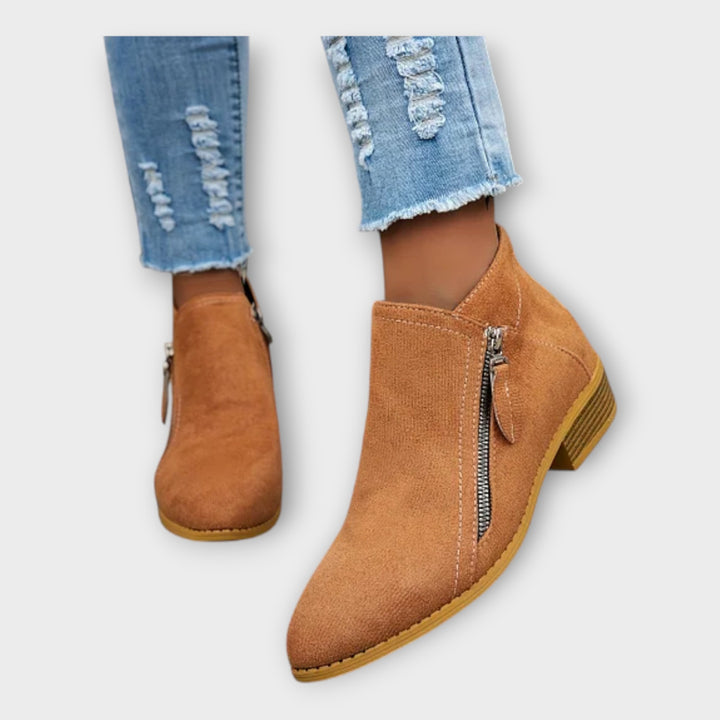 Κομψά Μποτάκια με Φερμουάρ