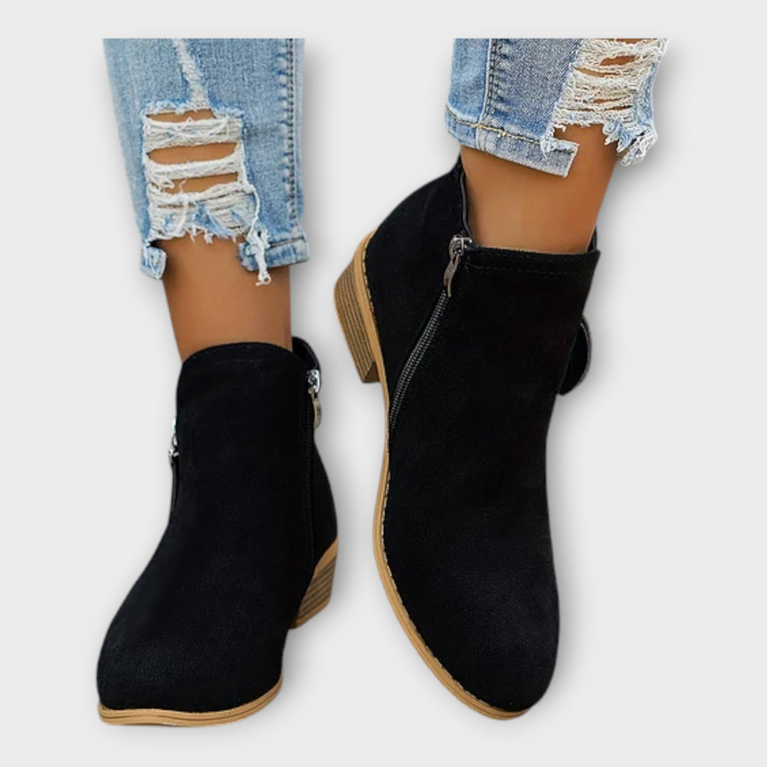 Κομψά Μποτάκια με Φερμουάρ