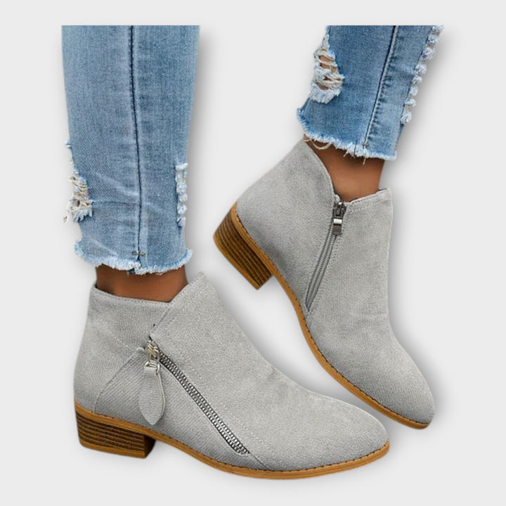 Κομψά Μποτάκια με Φερμουάρ