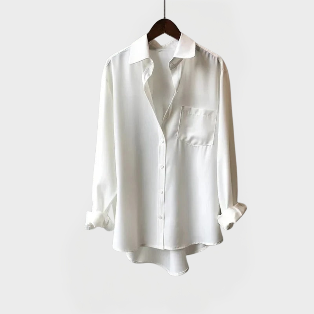 Κομψή Πουκαμίσα Μπλούζα