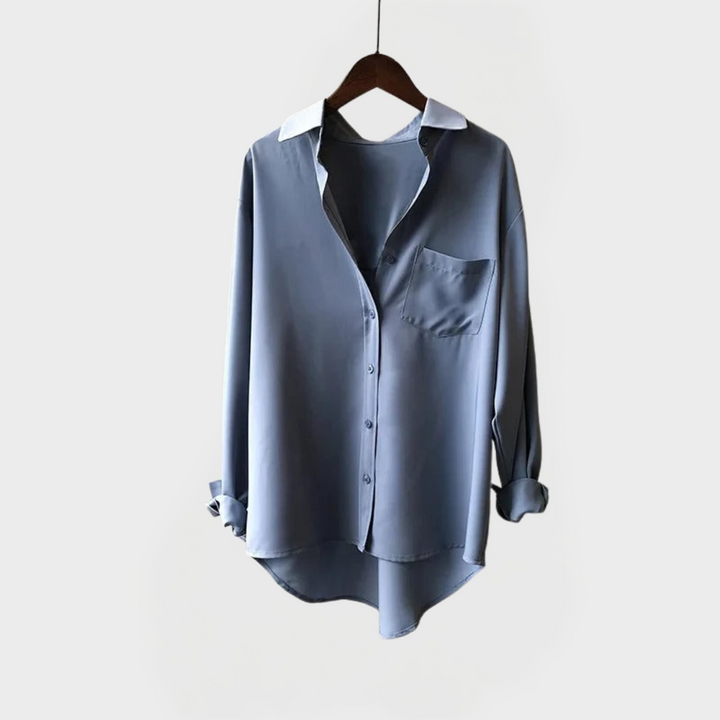 Κομψή Πουκαμίσα Μπλούζα