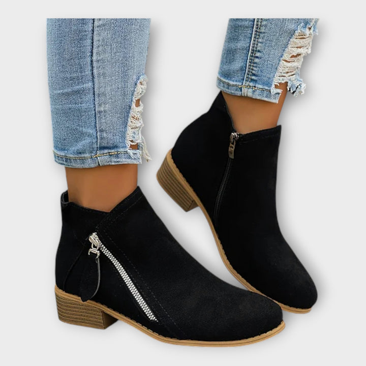 Κομψά Μποτάκια με Φερμουάρ