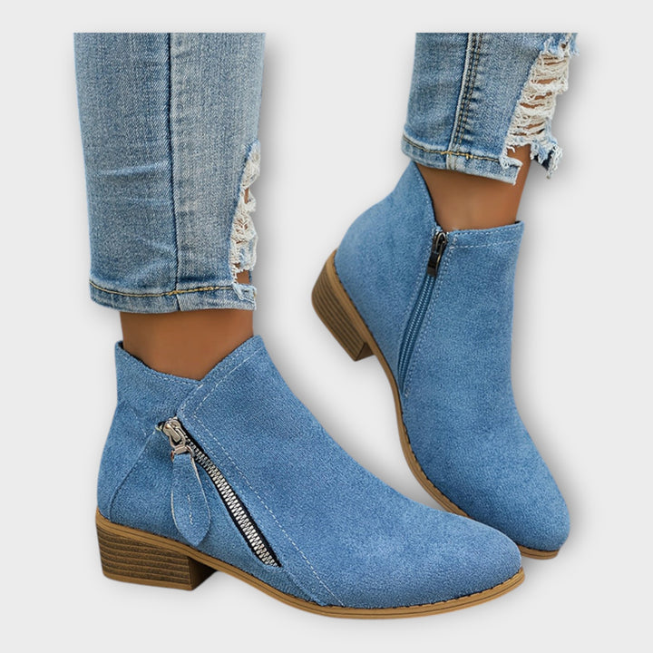 Κομψά Μποτάκια με Φερμουάρ