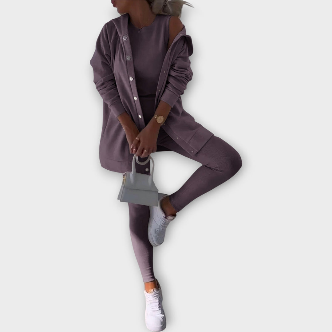 Σετ Loungewear με Μοντέρνα Αισθητική και Χαλαρή Εφαρμογή