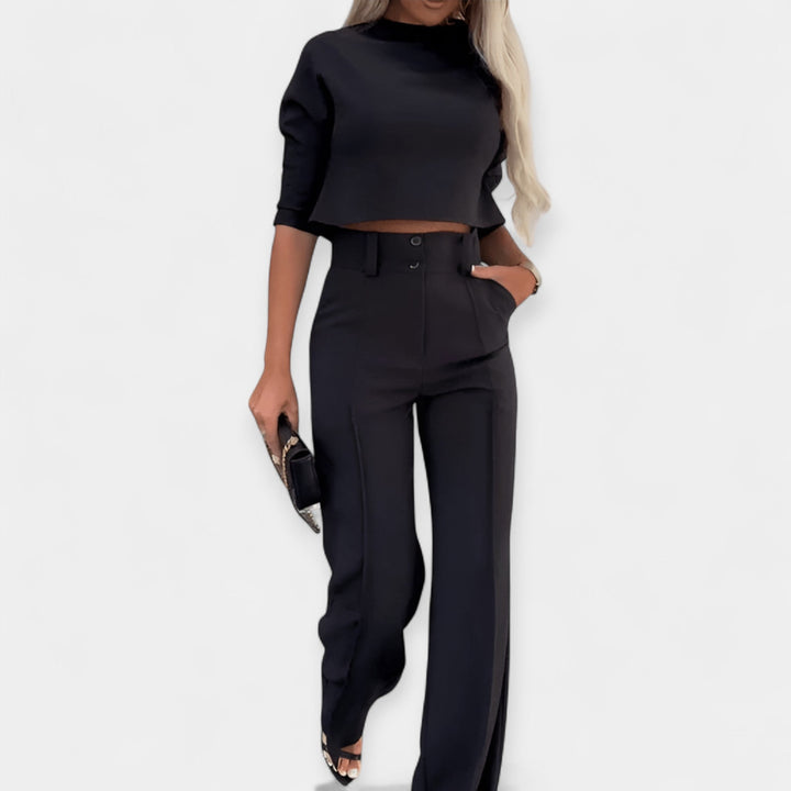 Σετ Crop Top και Παντελόνι