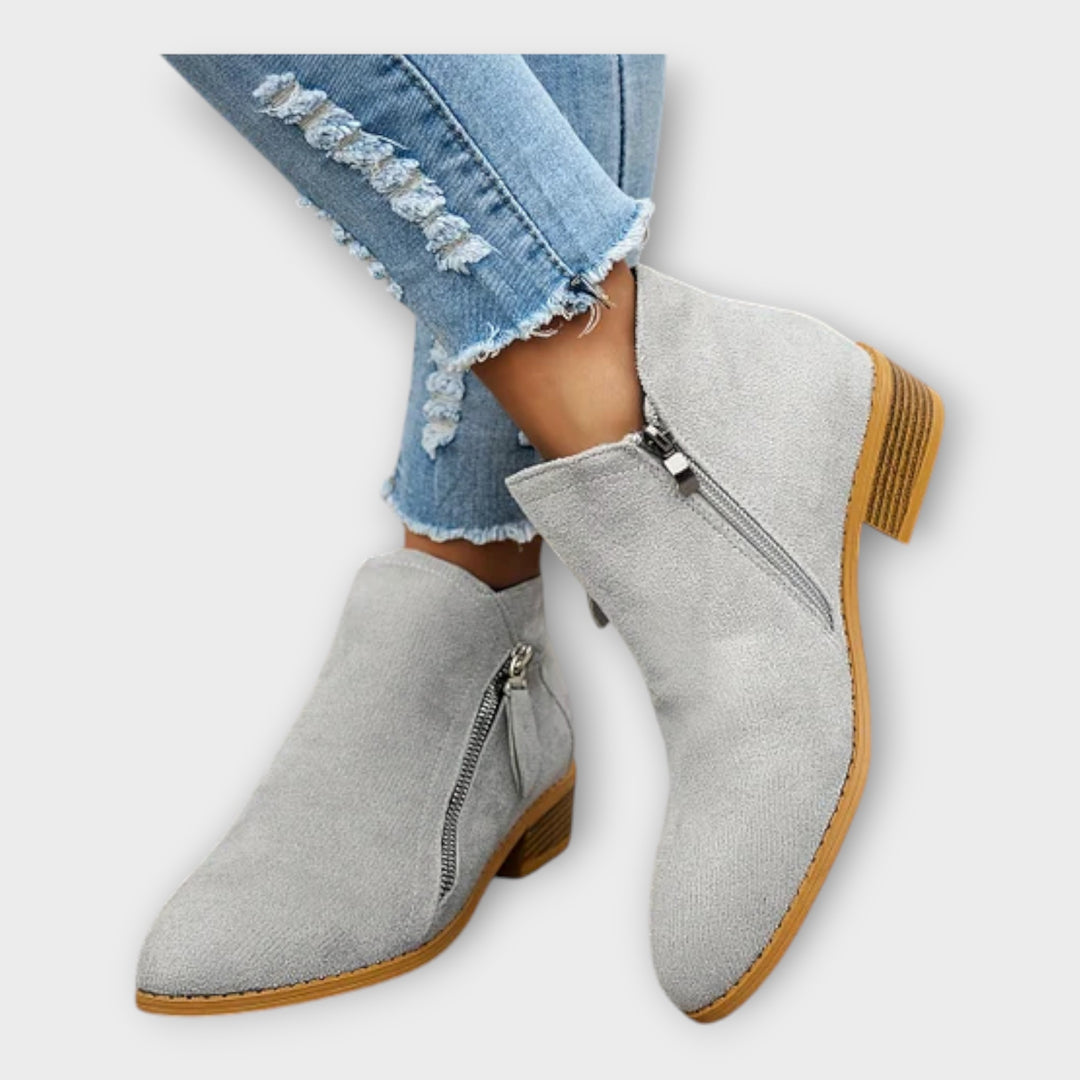 Κομψά Μποτάκια με Φερμουάρ