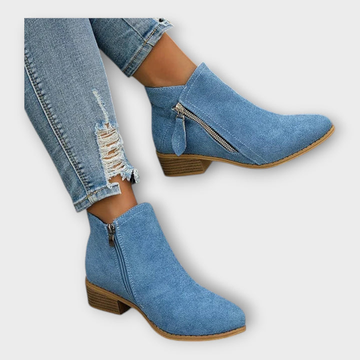 Κομψά Μποτάκια με Φερμουάρ