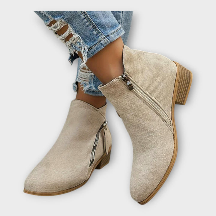 Κομψά Μποτάκια με Φερμουάρ