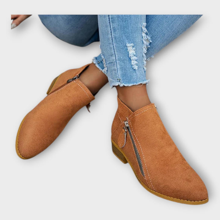 Κομψά Μποτάκια με Φερμουάρ