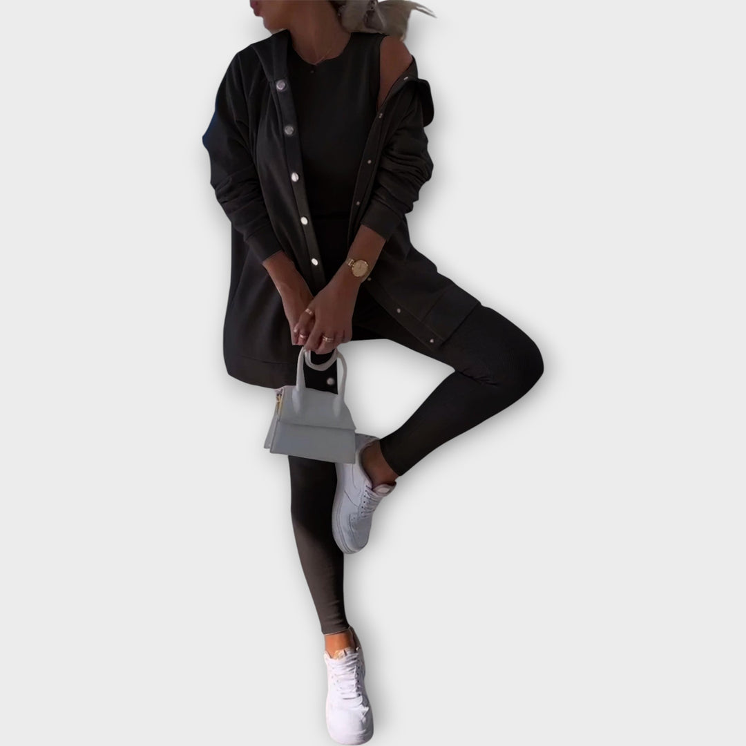 Σετ Loungewear με Μοντέρνα Αισθητική και Χαλαρή Εφαρμογή