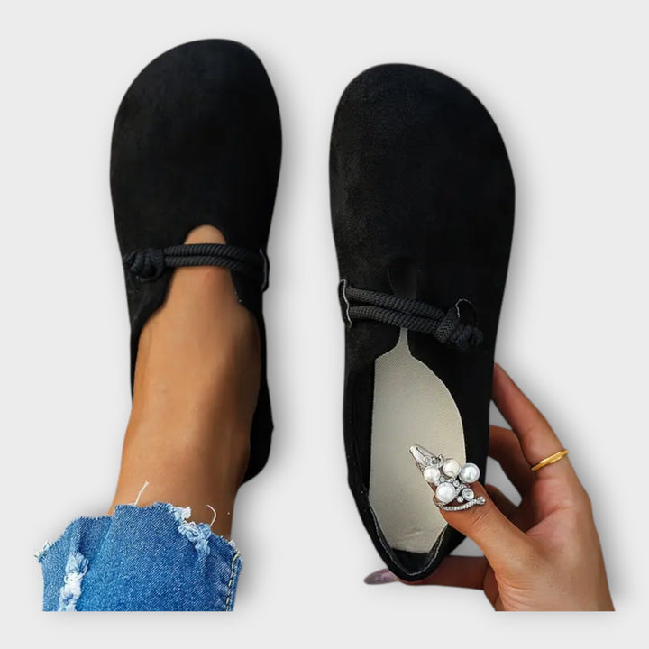 Σουέτ Παπούτσια με Κόμπο Λεπτομέρεια