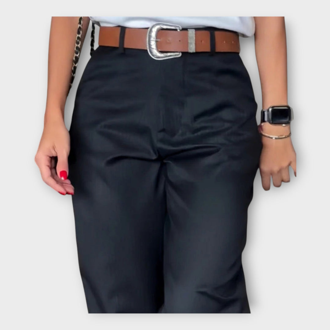 Κομψό Παντελόνι με Χαλαρή Γραμμή