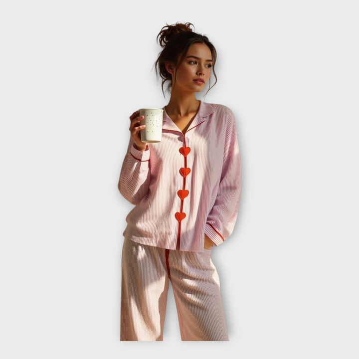 Πιτζάμα με Κομψές Λεπτομέρειες