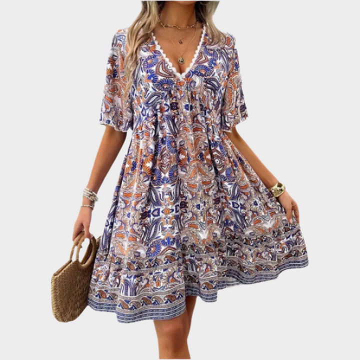 Μίνι Φόρεμα Paisley
