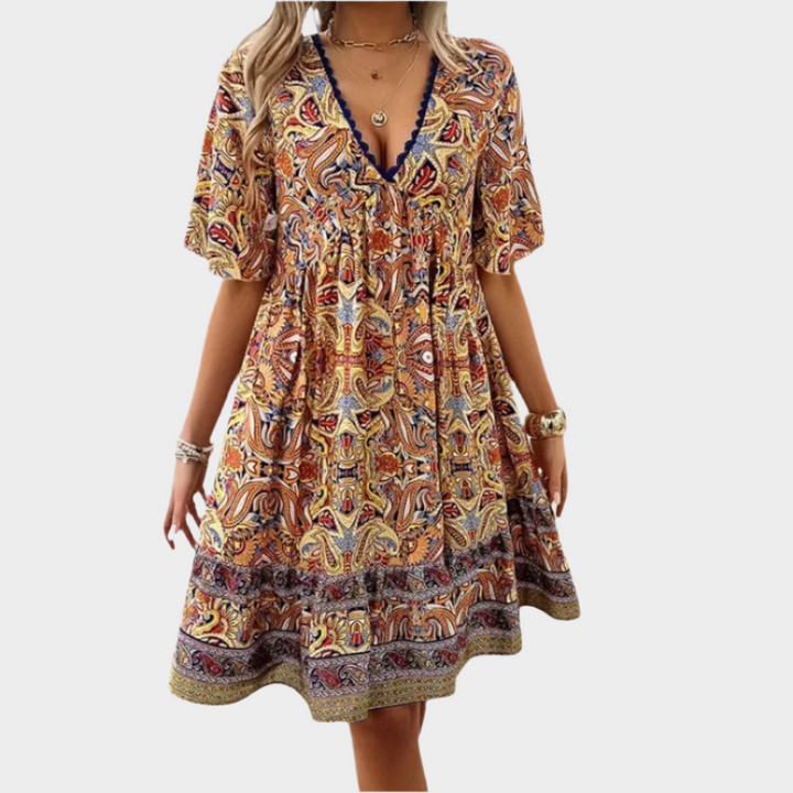 Μίνι Φόρεμα Paisley