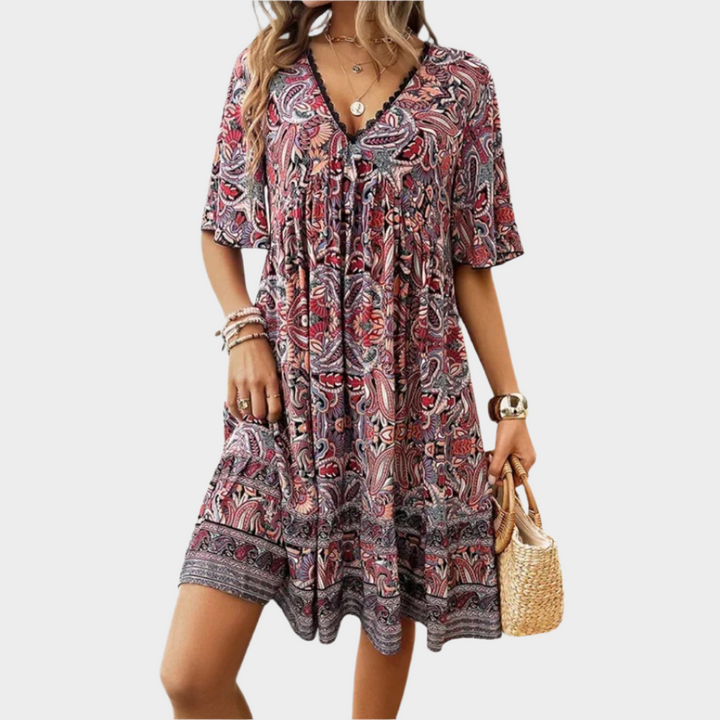 Μίνι Φόρεμα Paisley