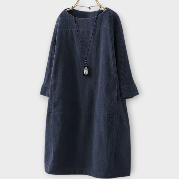 Μίνιμαλ Φόρεμα με Χαλαρή Γραμμή