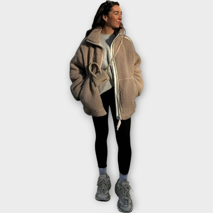 Κομψό Ζακέτα με Φερμουάρ και Μοντέρνα Αισθητική