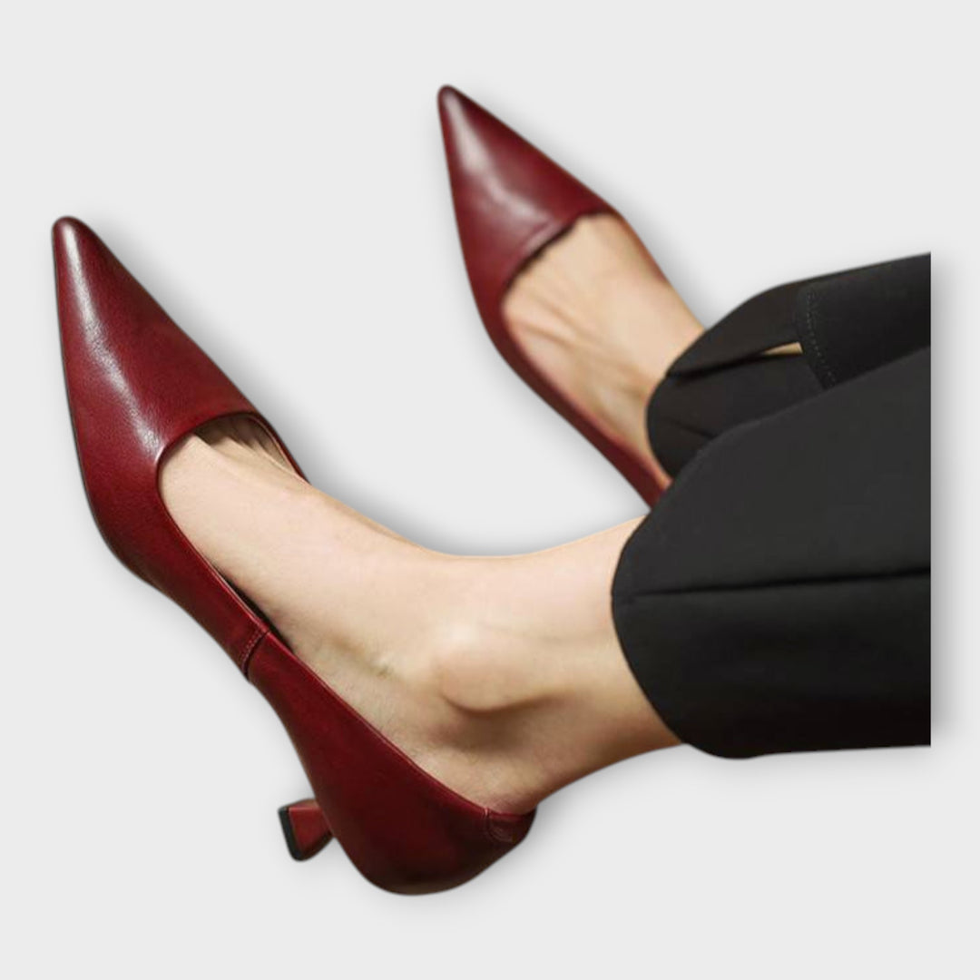 Κομψές Γόβες με Χαμηλό Τακούνι