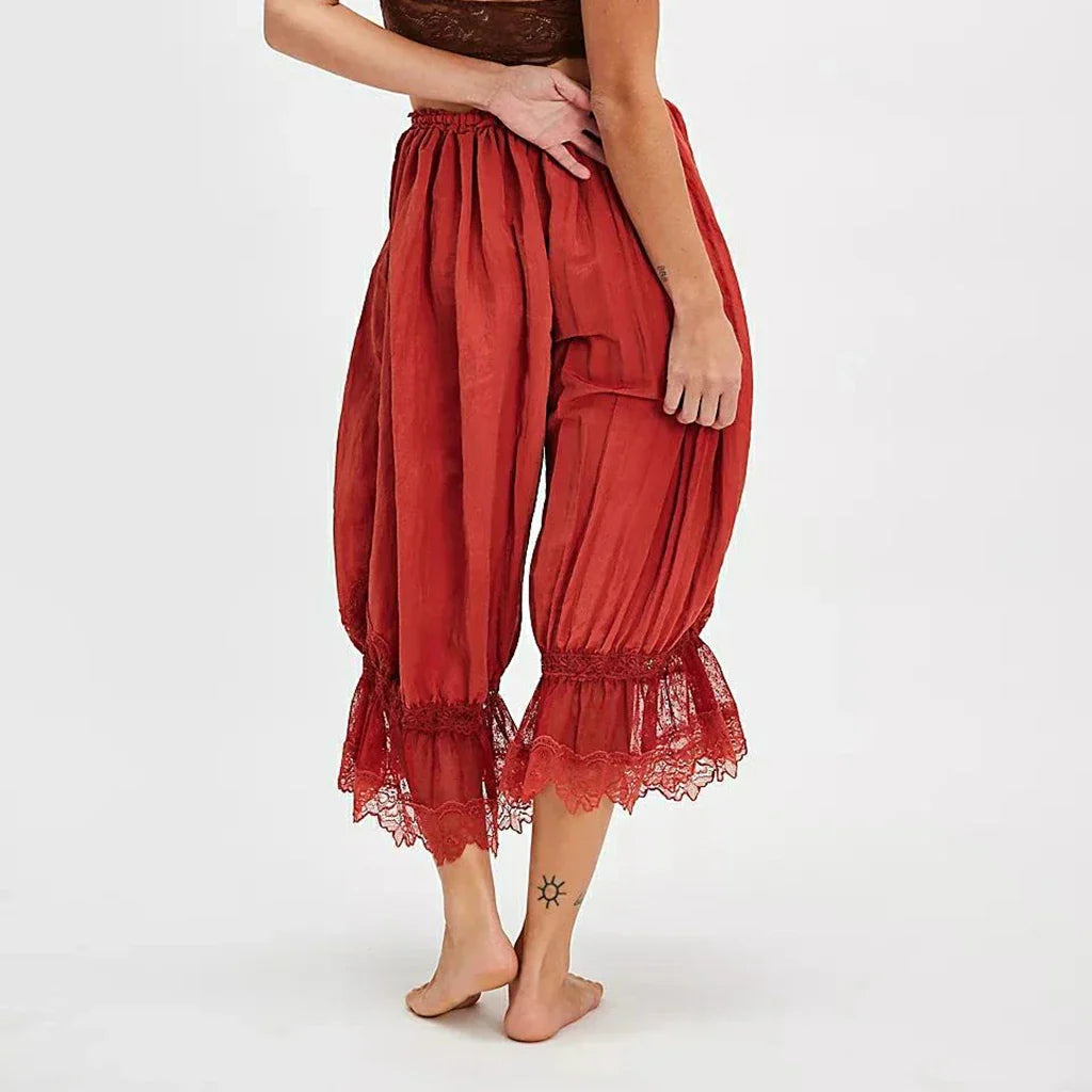 Παντελόνα Boho με Δαντέλα