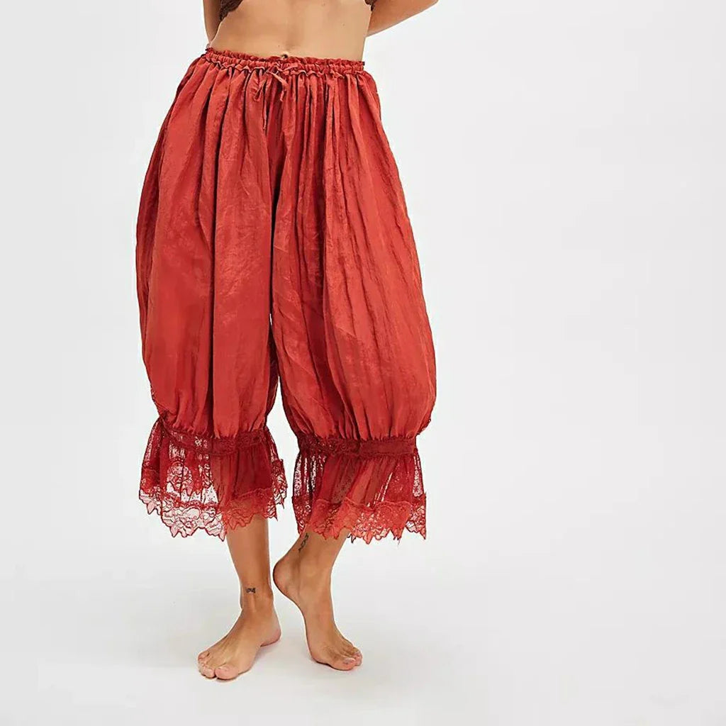 Παντελόνα Boho με Δαντέλα
