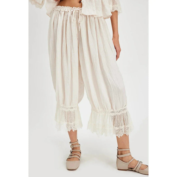 Παντελόνα Boho με Δαντέλα
