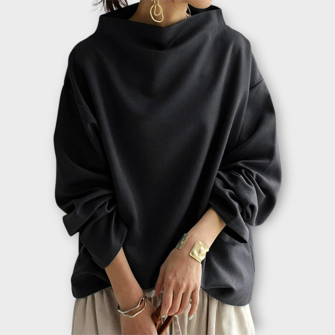 Μπλούζα με Χαλαρή Γραμμή και Minimal Σχεδιασμό