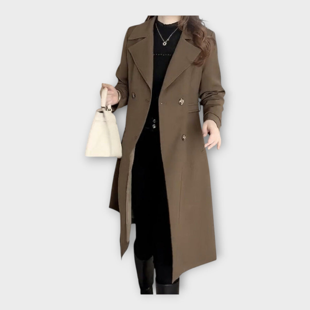 Μακρύ Παλτό με Κομψή Γραμμή