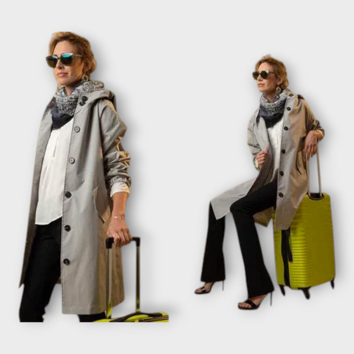 Μακρύ Παρκά με Κομψό Σχεδιασμό