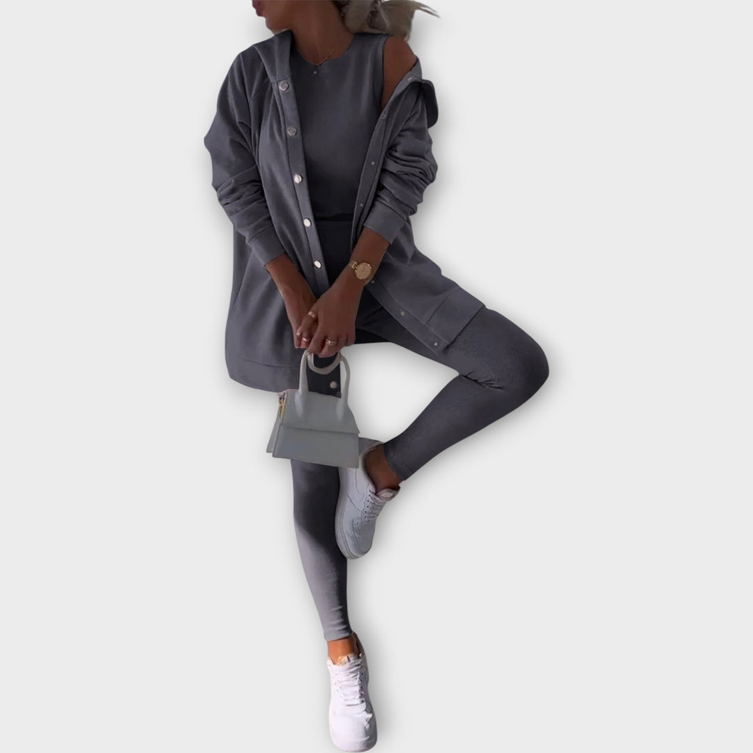 Σετ Loungewear με Μοντέρνα Αισθητική και Χαλαρή Εφαρμογή