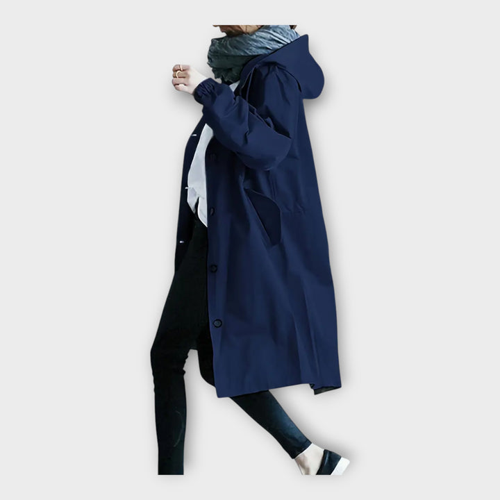 Μακρύ Παρκά με Κομψό Σχεδιασμό