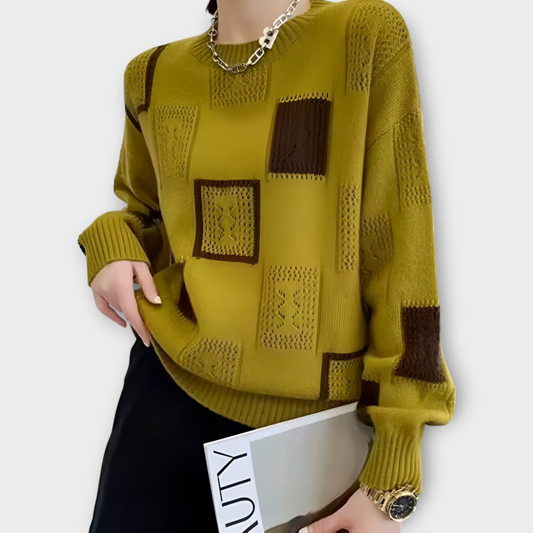 Πουλόβερ με Εκλεπτυσμένο Σχέδιο και Διαχρονικό Στυλ