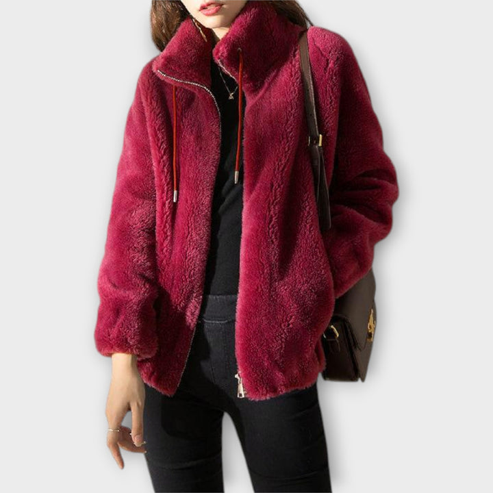 Κομψό Σακάκι με Απαλή Υφή και Χαλαρή Εφαρμογή