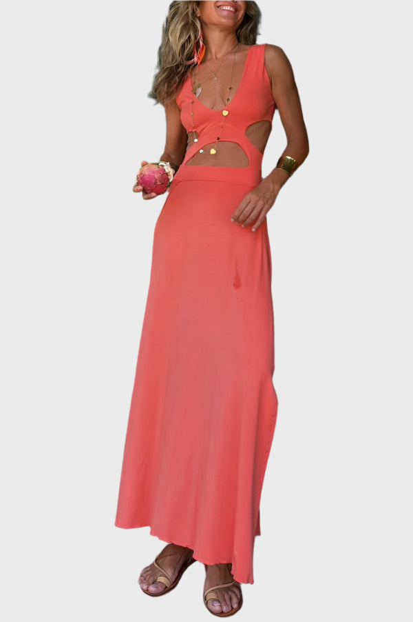 Άνετο Φόρεμα με Cut-Out